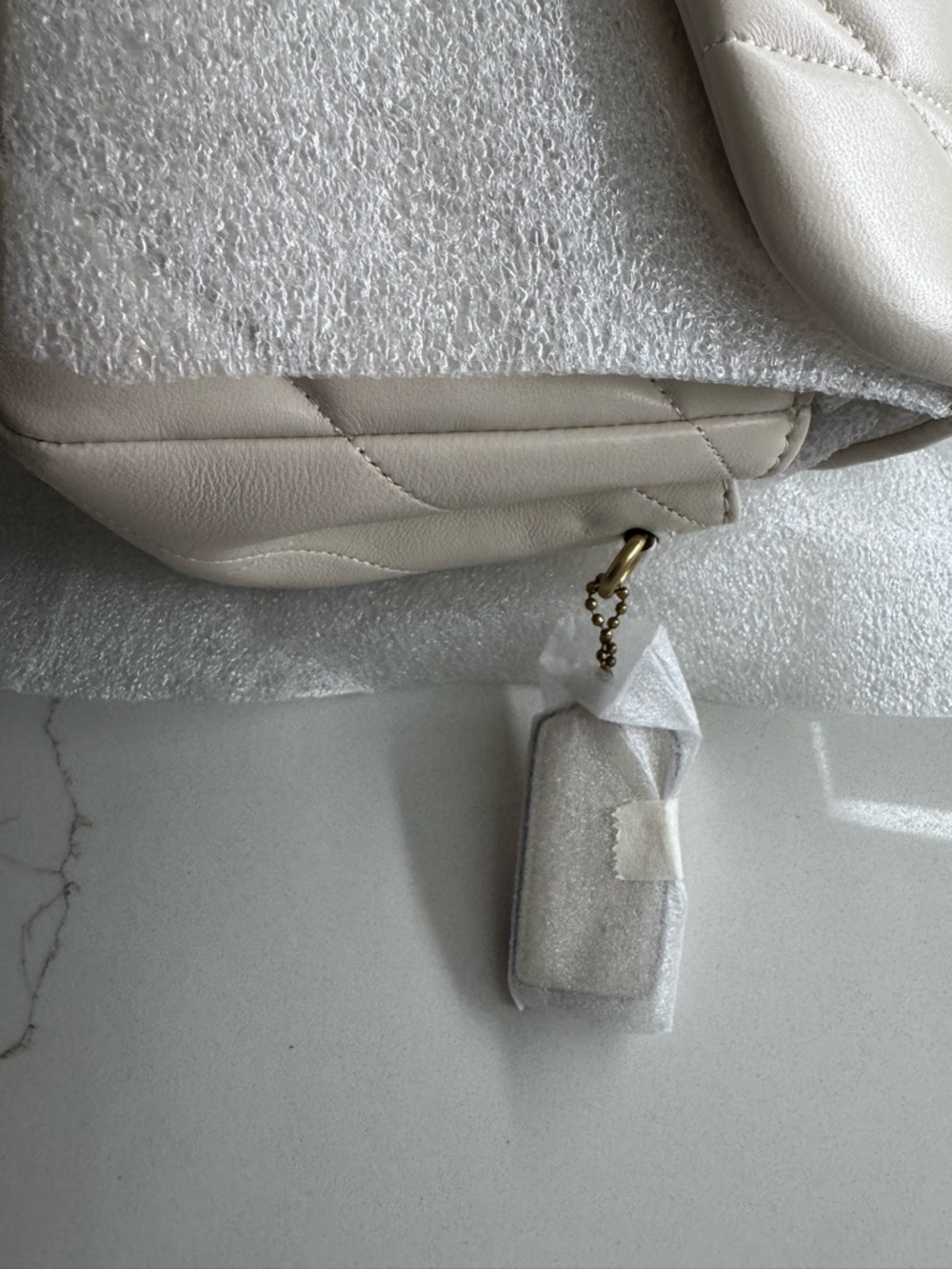 BRAND NEW - Coach Tabby Shoulder Bag 26 in Chalk with Gold Hardware - Picture 7 of 8